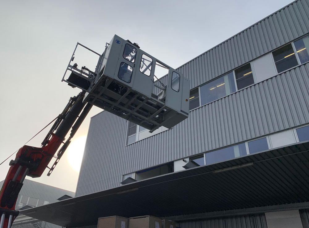 Kranung einer Maschine